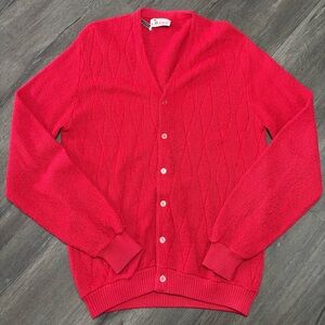 Vintage Cardigan Sweater Young Breed by Revere Men’s Large Button Up Coat